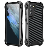 R-JUST AMIRA Stoßfeste, staubdichte und wasserdichte Metallschutzhülle für Samsung Galaxy S21 FE